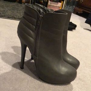 High heeled boots